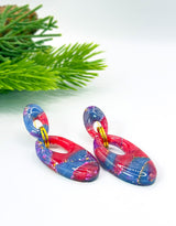 Cosmic Loop Statement Earrings