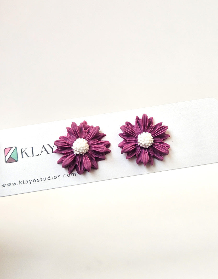 Blossom Petal Stud Earrings