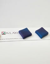 Midnight Prism Stud Earrings