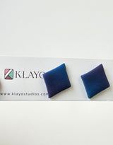 Midnight Prism Stud Earrings