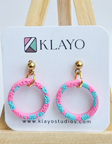Candy Pop Hoop Earrings