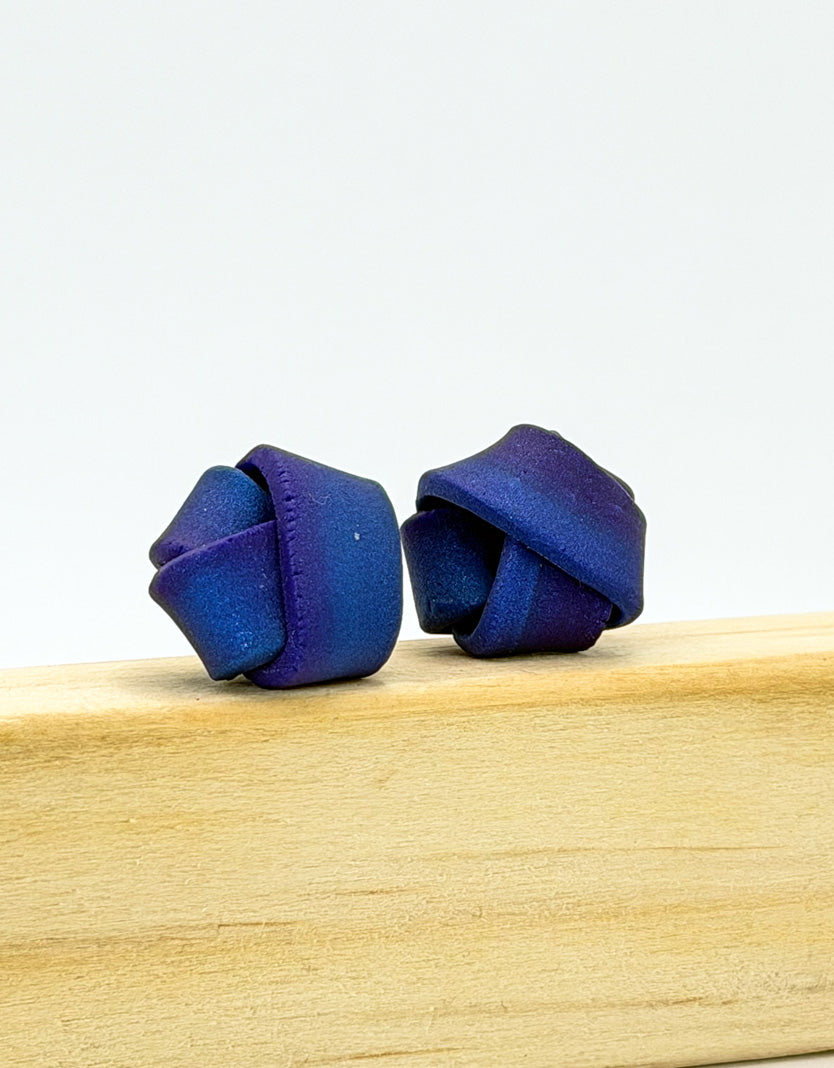 Midnight Knot Studs