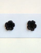 Midnight Blossom Stud Earrings