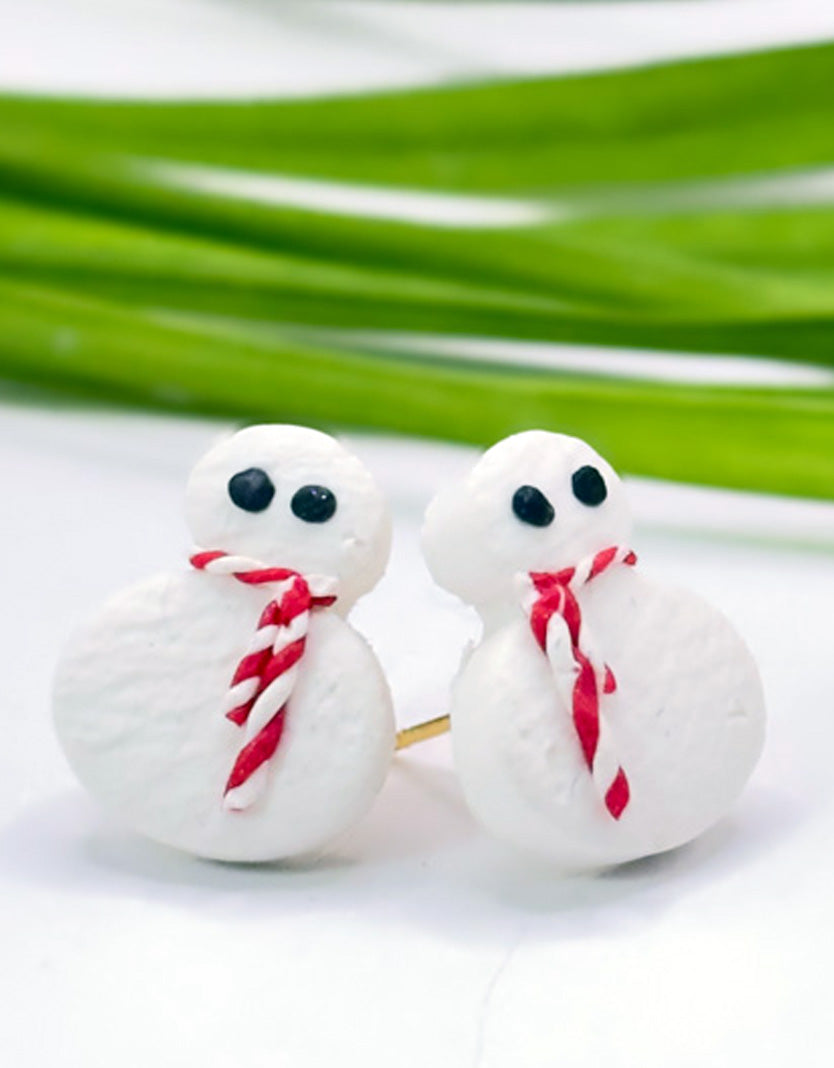 Snowman Mini Studs