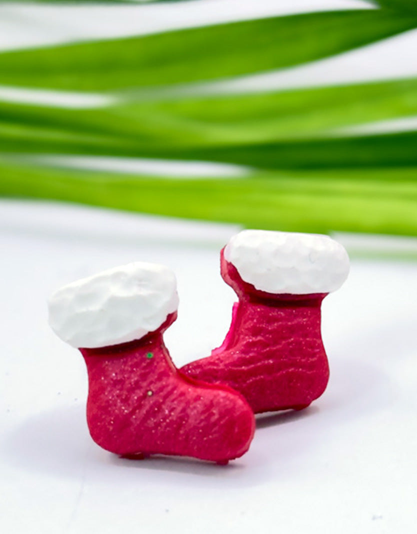 Santa Boot Mini Studs
