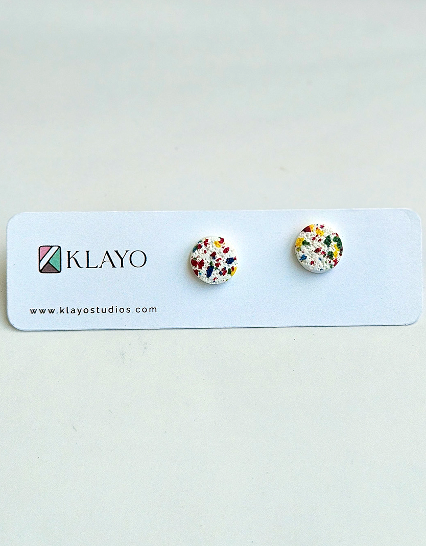Confetti Dot Stud Earrings