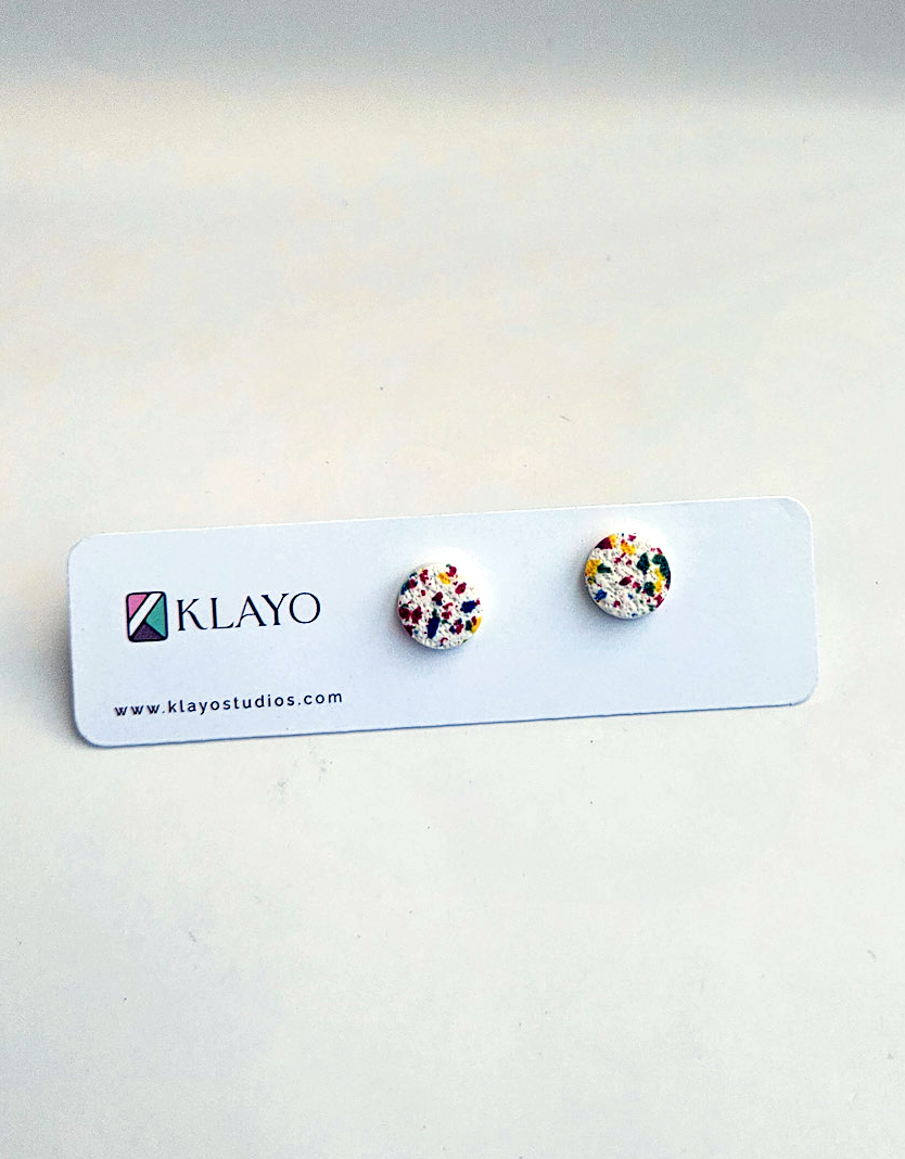Confetti Dot Stud Earrings