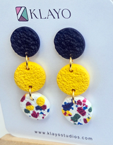 Sunburst Confetti Tier Earrings