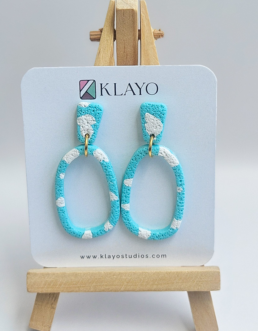Coastal Breeze Oval Earrings