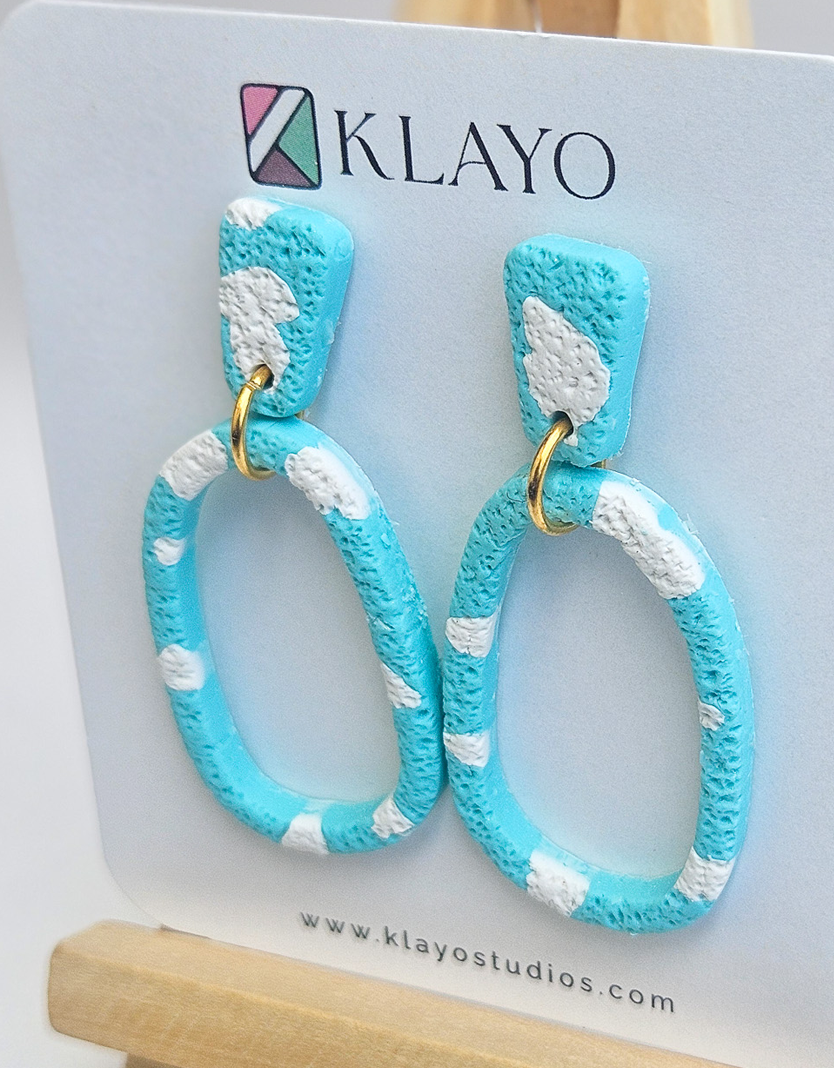 Coastal Breeze Oval Earrings