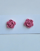 Blush Rose Stud Earrings