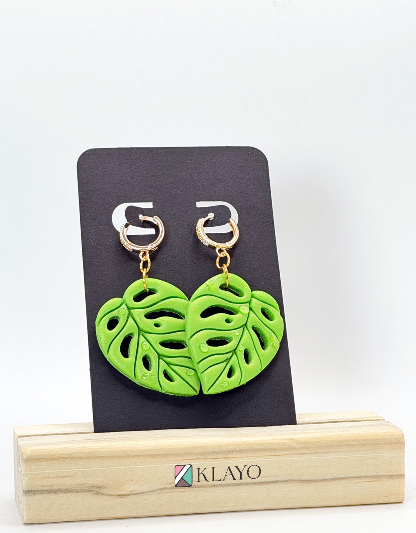 Monstera Muse Drop Earrings