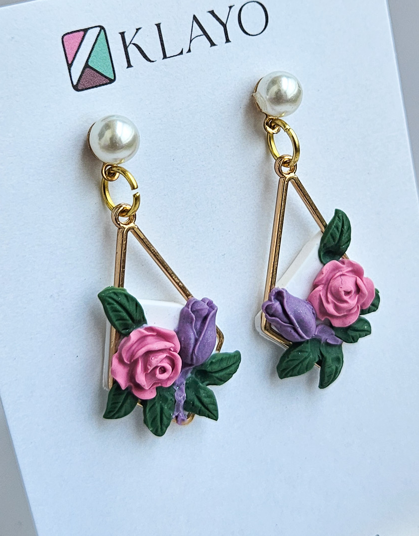 Pearl Blossom Garden Earrings
