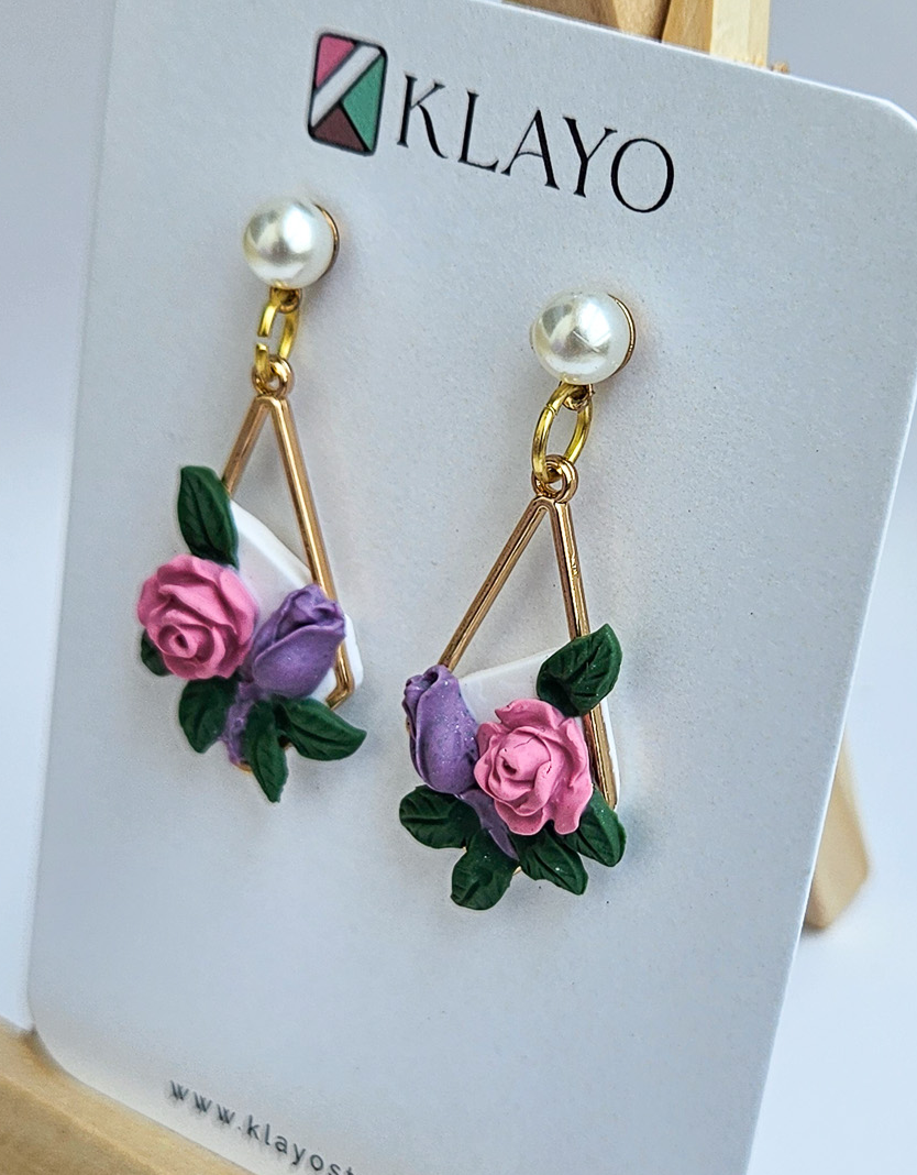 Pearl Blossom Garden Earrings