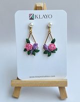 Pearl Blossom Garden Earrings