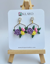 Crystal Garden Bloom Earrings