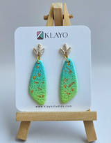 Aurora Meadow Leaf Earrings