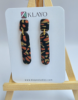 Midnight Mosaic Bar Earrings