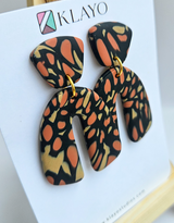 Autumn Mosaic Arch Earrings