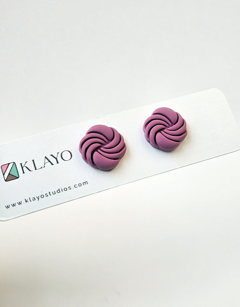 Twirl Stud Earrings
