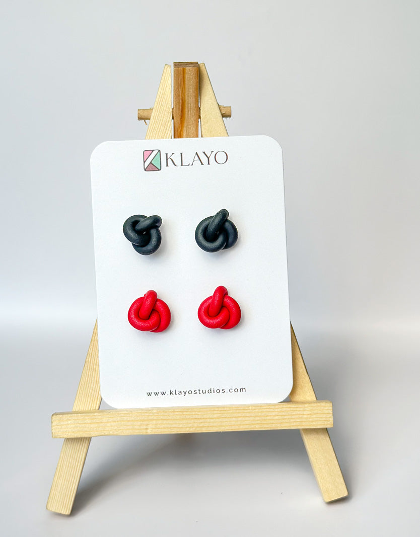 Dual Knot Stud Duo