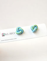 Twist Knot Stud Earrings (Random Colors)