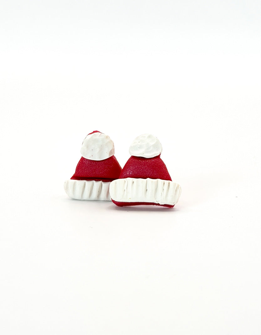 Santa Hat Mini Studs
