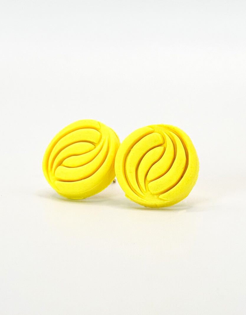 Sunbeam Swirl Stud Earrings