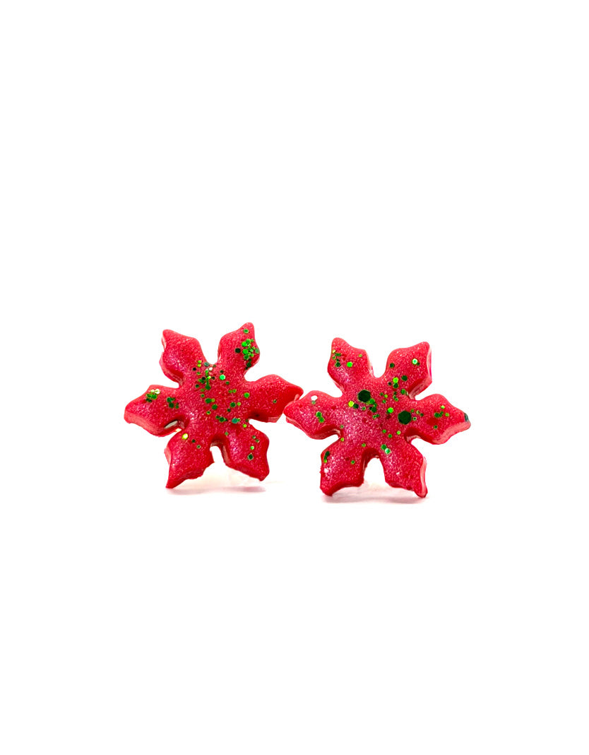 Scarlet Spark Mini Studs