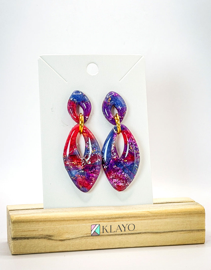 Galaxy Oval Luxe Earrings