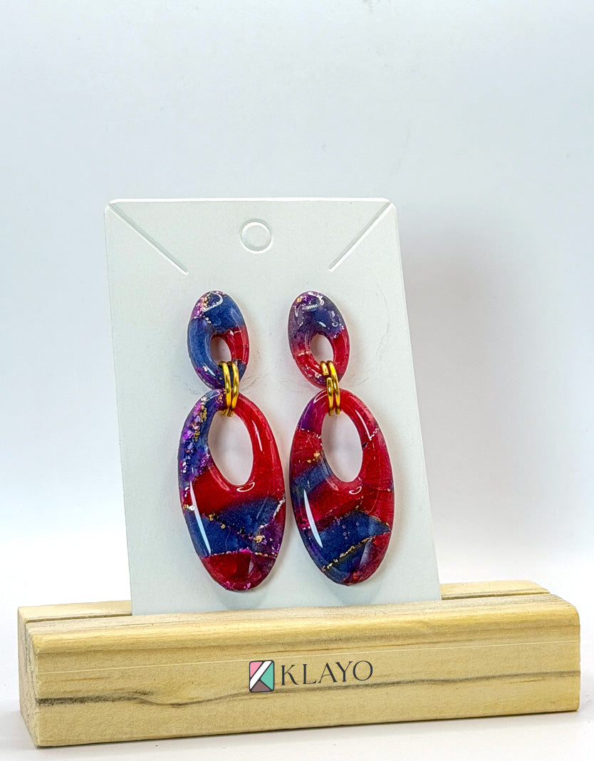 Cosmic Loop Statement Earrings