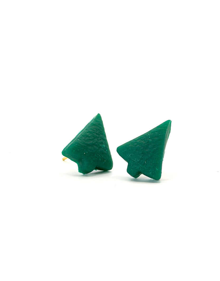 Emerald Edge Mini Studs